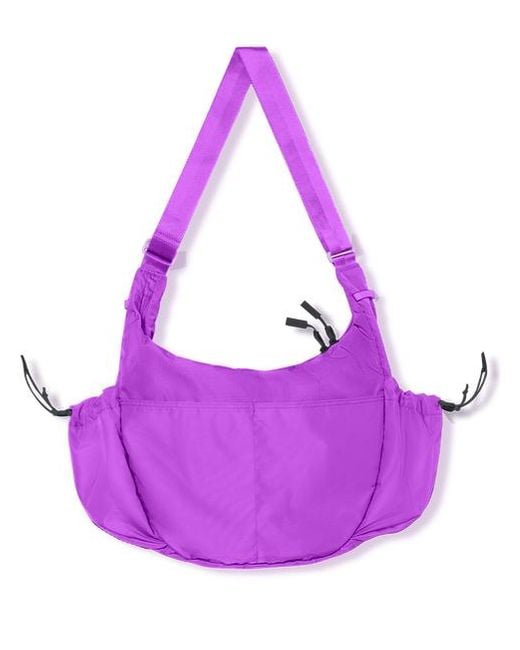 BABOON TO THE MOON Purple Crescent Crossbody Big 8L