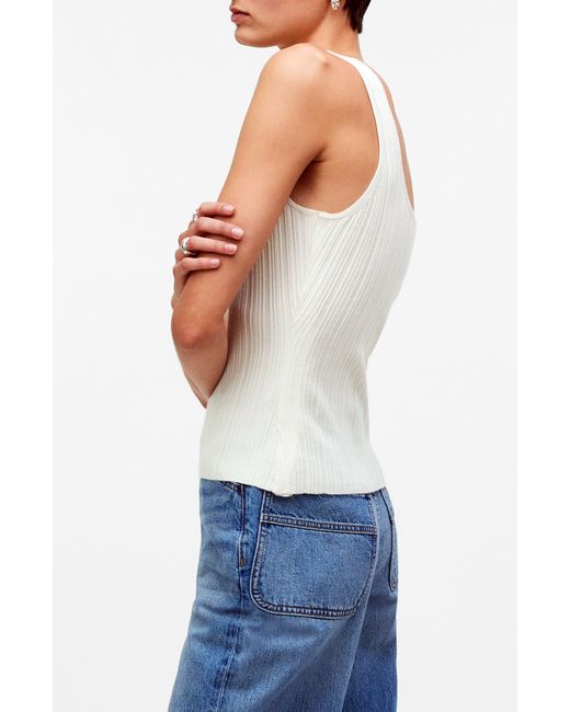 Madewell Blue The Signature Knit Scoop Neck Sweater Tank