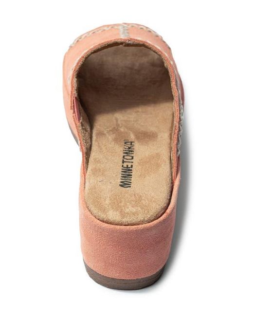 Minnetonka Pink Paislee Wedge Sandal