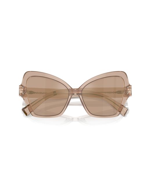 Dolce & Gabbana Natural 56mm Butterfly Sunglasses for men