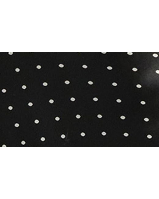 Bardot Black Karlotta Polka Dot Cutout Satin Maxi Slipdress