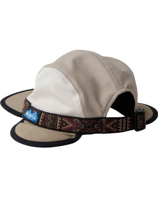 Kavu Gray Strapcap Trapper Cap