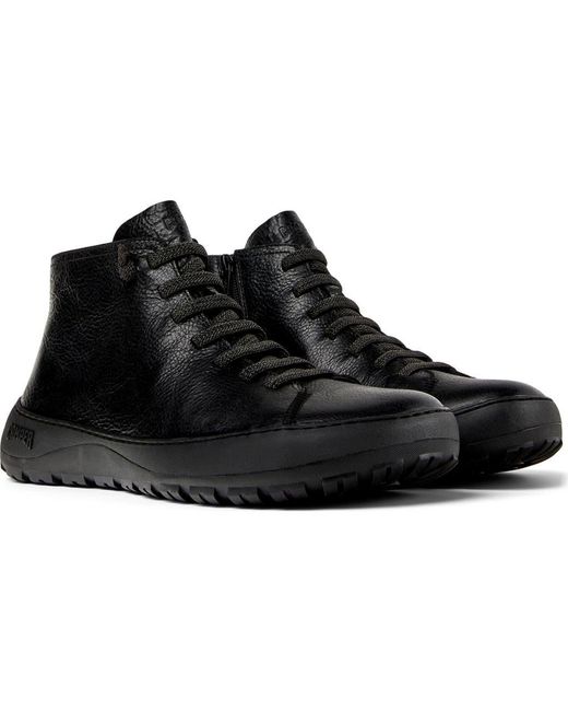 Camper Black Peu Serra Ankle Boot for men