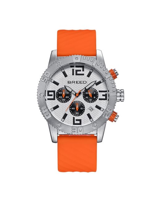 Breed Multicolor Double Agent Chronograph Watch With Date for men