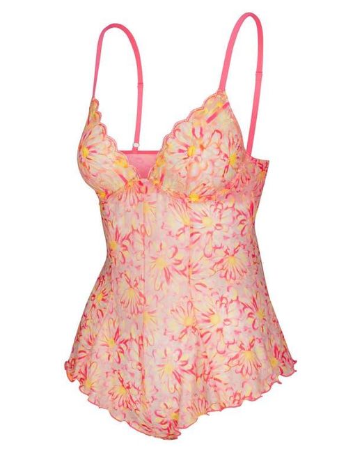 Savage x Fenty Multicolor Sunray Lace Underwire Teddy