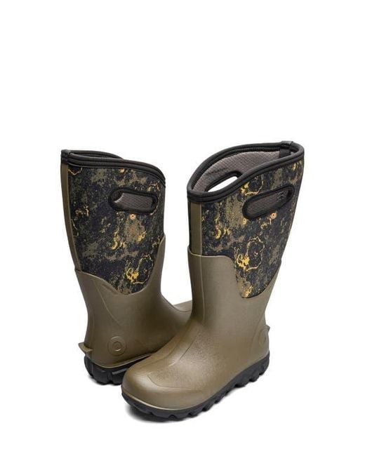 Bogs Green Classic Seamless Tall Rain Boot