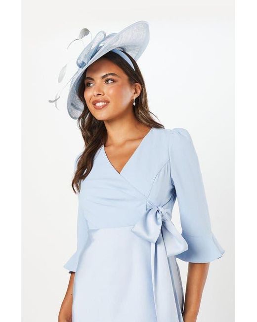 blue silk long sleeve dress Ranch & Coast Mauritus Dress – LA Saddlery main image 1