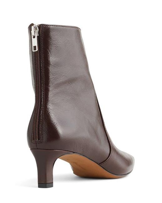 Madewell Brown The Dimes Kitten Heel Boot