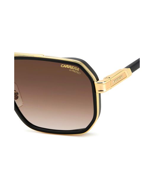 Carrera Multicolor 58mm Gradient Rectangular Sunglasses for men