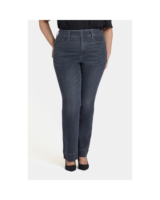 NYDJ Blue Barbara Hollywood High Waist Bootcut Jeans