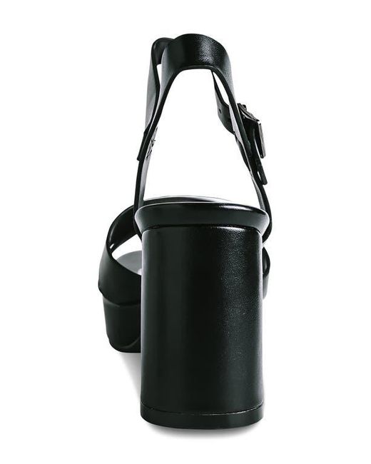 Touch Ups Black Toby Ankle Strap Platform Sandal