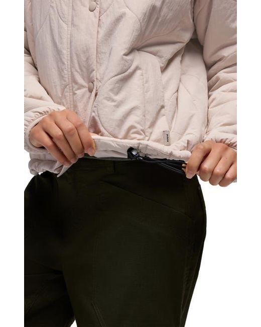Prana Gray Encinitas Quilted Jacket