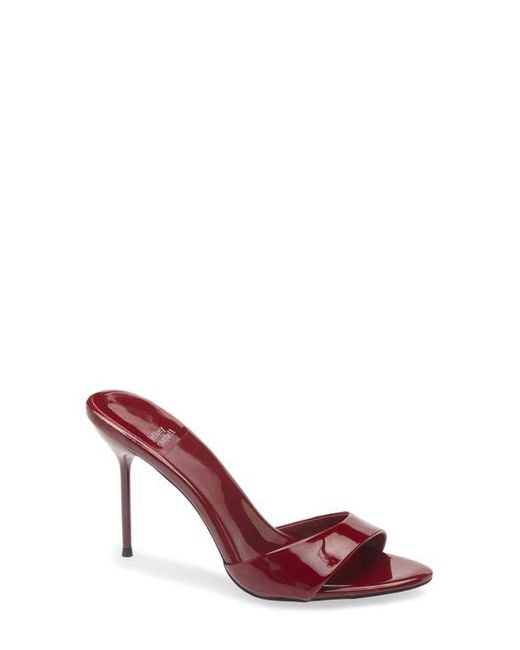 Jeffrey Campbell Red Ce-Soire Slide Sandal