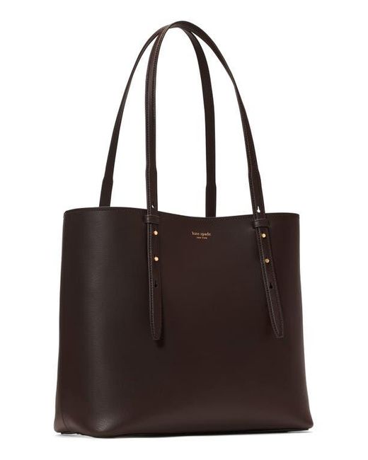 Kate Spade Black Do It All Fine Grain Leather Tote