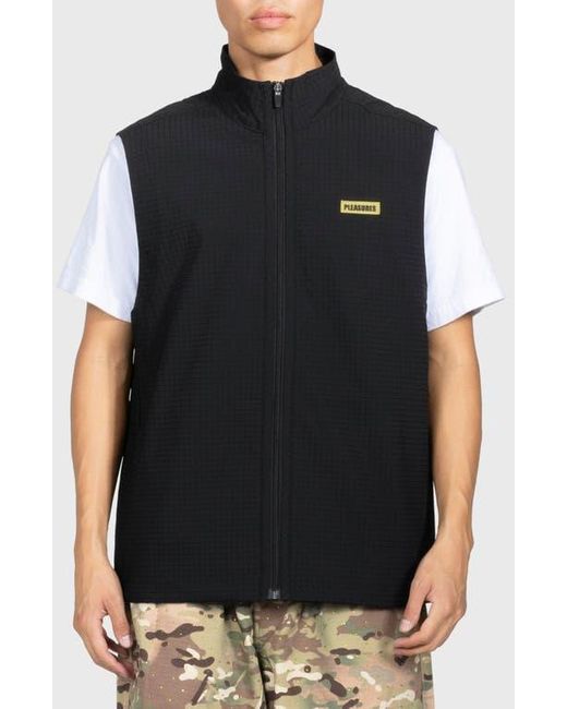 Pleasures Black Overture Convertible Jacket for men