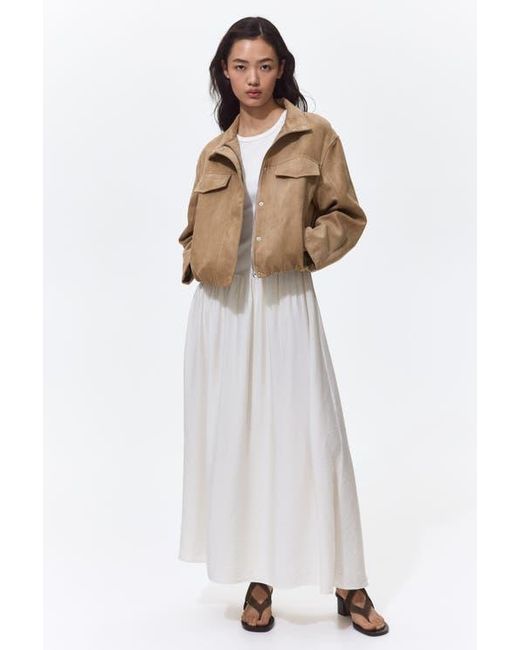 H&M Natural Coated Jacket