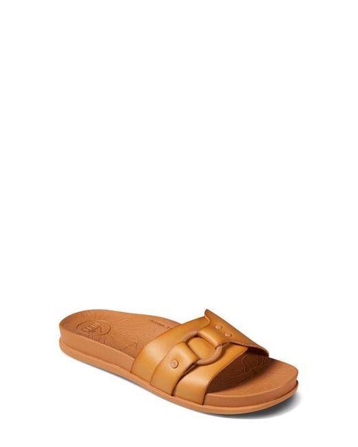Reef Brown Cushion Soho Cruz Slide Sandal