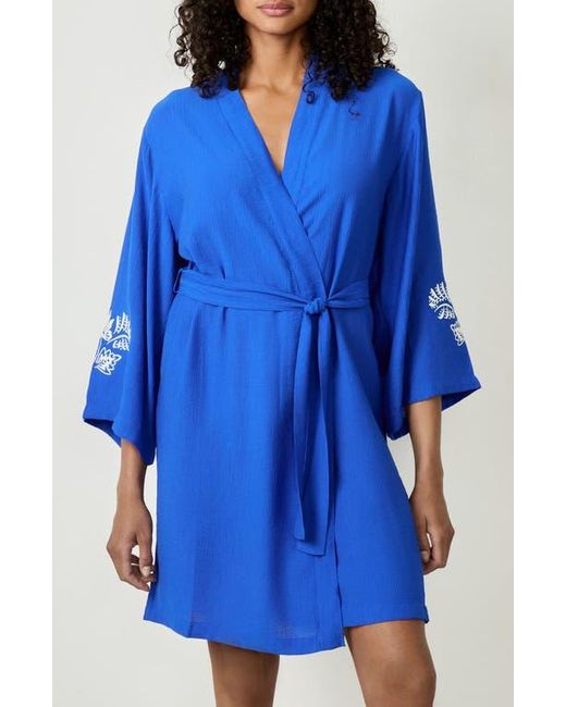 Etam Blue Beste Crinkled Robe