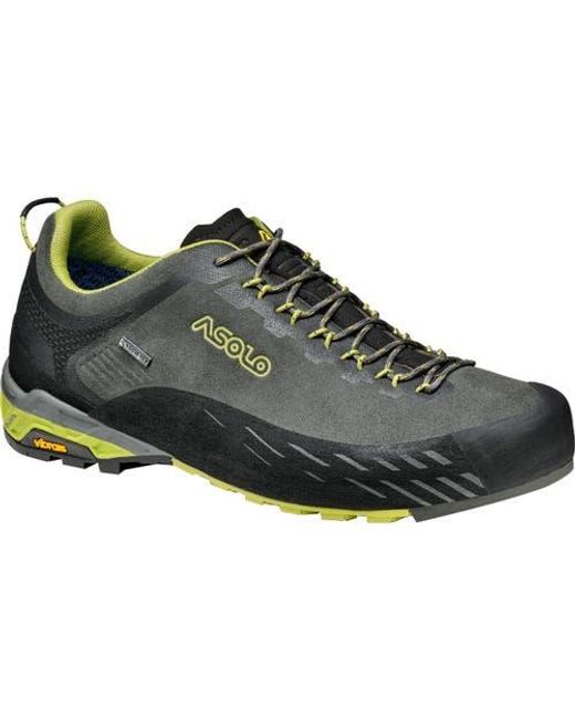 Asolo Black Eldo Lth Gv Hiking Shoe for men