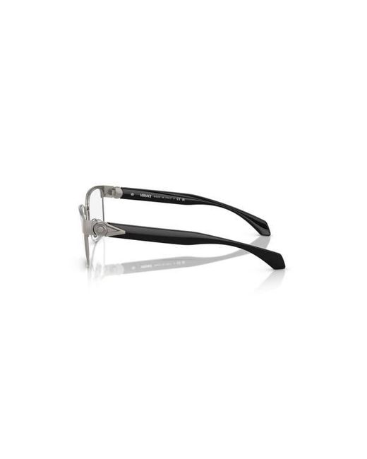 Versace Metallic 57Mm Square Optical Glasses for men