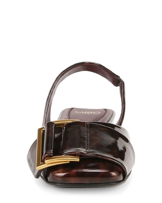 vince cadya square toe slingback flat