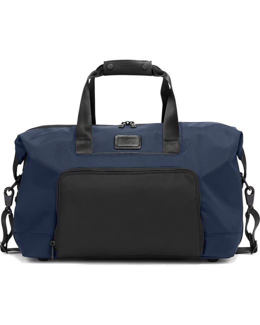 Tumi Blue Alpha 3 Double Expansion Satchel for men