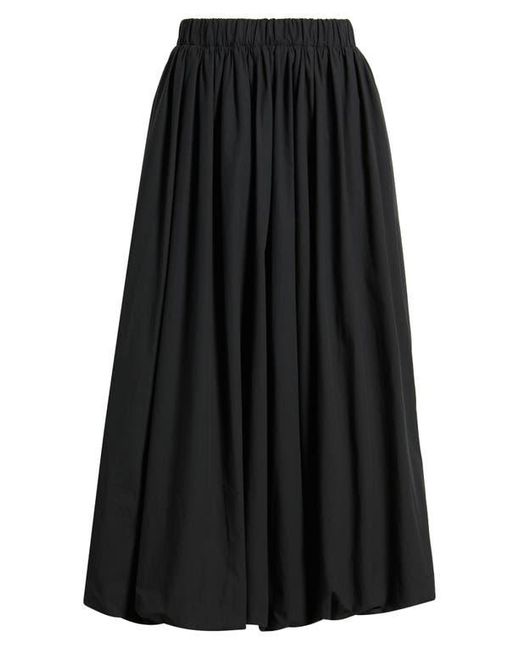 Rails Black Cala Cotton Blend Bubble Midi Skirt