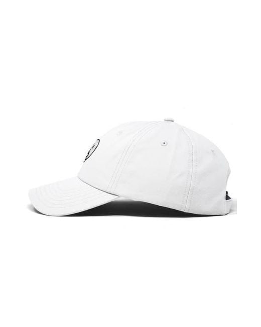 Alix White Coffee Ghost Embroidered Hat