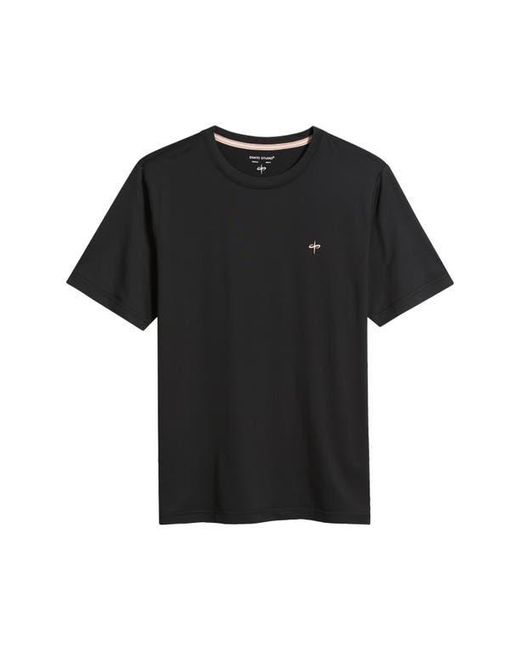 Saint Studio Black Verona Tech Solid T-Shirt for men