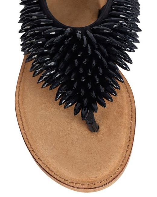 Balmain Black Flat Sandals