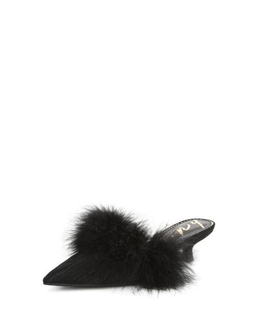 Circus by Sam Edelman Black Gemma Fluff Mule