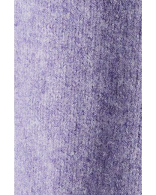 Elwood Purple Hooded Zip Cardigan for men