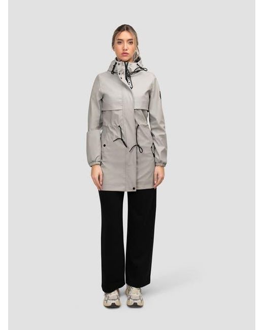 Jacket White Aurora Cape Raincoat
