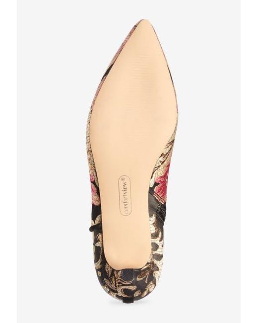 Comfortview Multicolor The Meredith Patterned Bootie