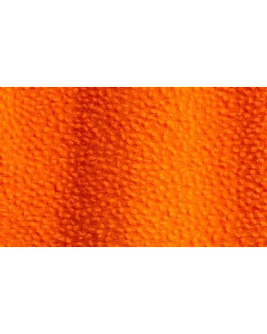 Stockholm Surfboard Club Orange Farm Colorblock Wool Blend Quarter Zip Hoodie for men