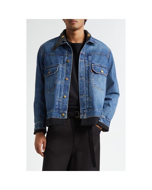 Sacai Gender Inclusive Levi's Denim X Matelassé Twill Reversible