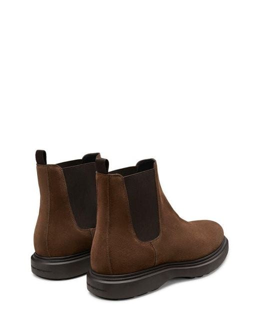 Stuart Weitzman Brown Amos Chelsea Boot for men