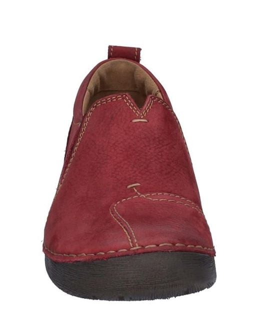 Josef Seibel Red Fergey 49 Flat