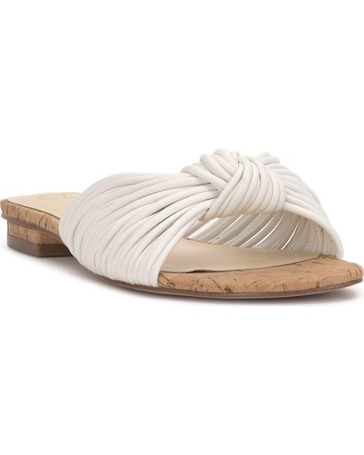 Jessica Simpson White Dydra Slide Sandal