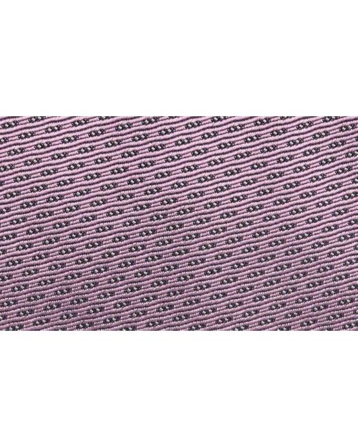 Canali Purple Neat Silk Tie for men