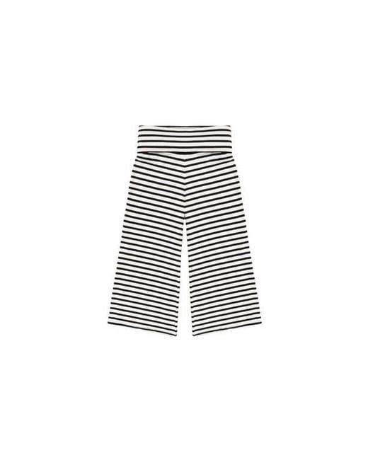 Oddli White Cropped Gaucho