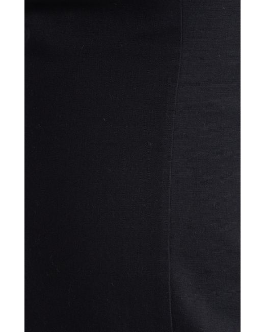 BP. Black Foldover Strapless Minidress