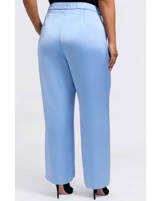 Foxcroft Blue Hostess Pull-On Pants