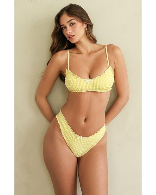 Dippin' Daisy's Yellow June Cheeky Bikini Bottom