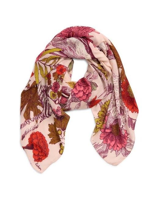 Echo Red Central Park Square Scarf