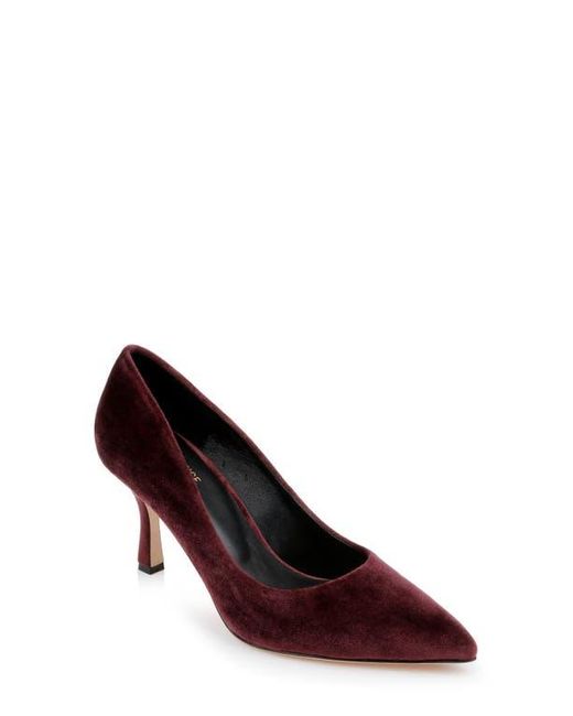 L'Agence Purple Fleur Pointed Toe Pump