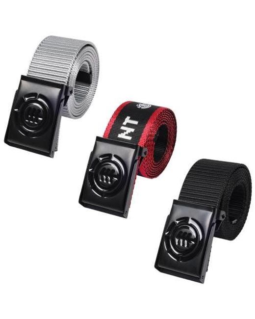 Element Black Beyond 2.0 + Logo Web Belts 3-Pack