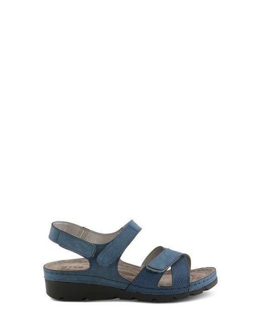 Flexus by Spring Step Blue Orwell Sandal