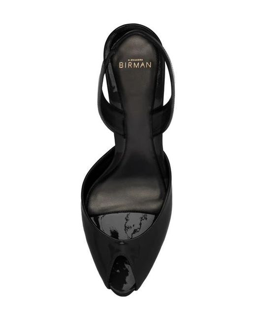 Alexandre Birman Black Miranda Slingback Pump
