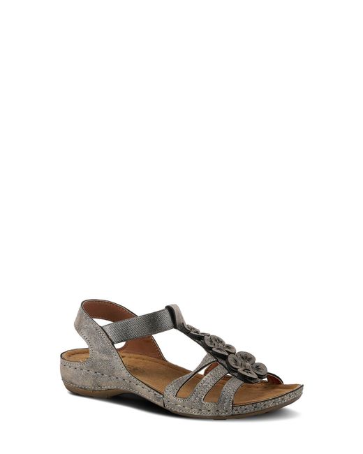Flexus by Spring Step Brown Adede Cage Sandal
